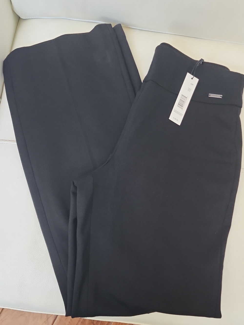 Classic Women's Black Stretch Ponte Pants - Brand TAHARI